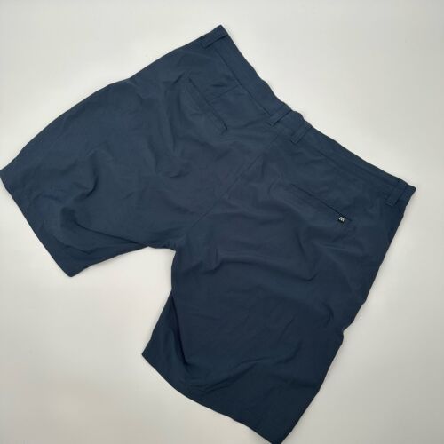 Travis Mathew Blue Micro Stripe Golf Casual Shorts Sz 40 - Picture 2 of 3