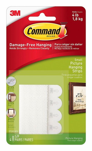 Tiras colgantes de imagen 3M Command clips decorativos pequeños medianos grandes mini ganchos - Imagen 5 de 26