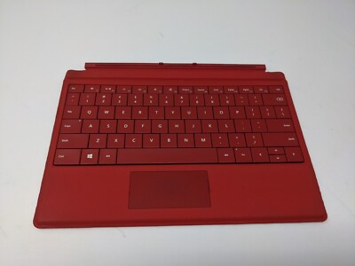 Microsoft Surface 3 Type Ultra-thin Cover/Keyboard - Red (1654) - Tested