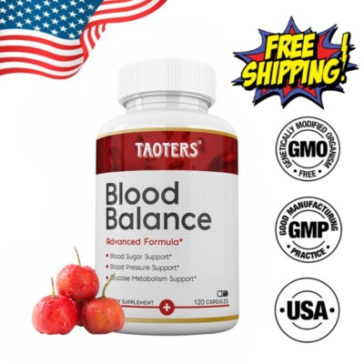Blood Balance Advanced Formula Blutzucker & Blutdruck Unterstützung Kapseln