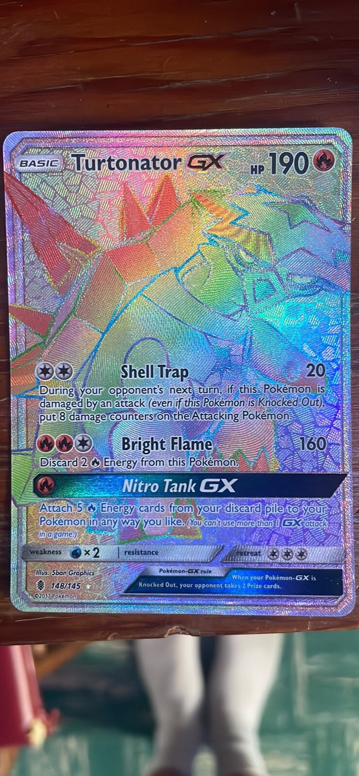 Turtonator GX (Secret) 148/145 Sm-Guardians Rising Holo