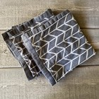 Threshold Grey Geometric Pillow Shams Set/2 King