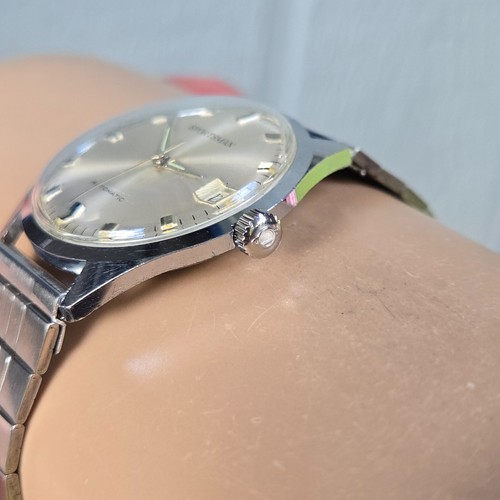 Vintage ELGIN SPORTSMAN Automatic men's watch Date PUW 1461 Germany 1969 - Picture 6 of 18