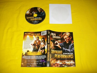 COMMAND PERFORMANCE DVD & BACKER ONLY NO CASE DOLPH LUNDGREN