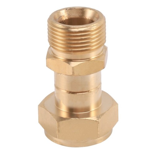 Pressure Washer Swivel Joint, Free To Hose Fitting, Anti Twist MetricK5 - Picture 2 of 8