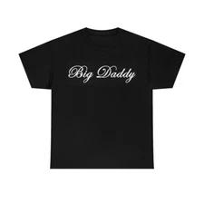 Big Daddy Unisex Heavy Black Cotton Tee