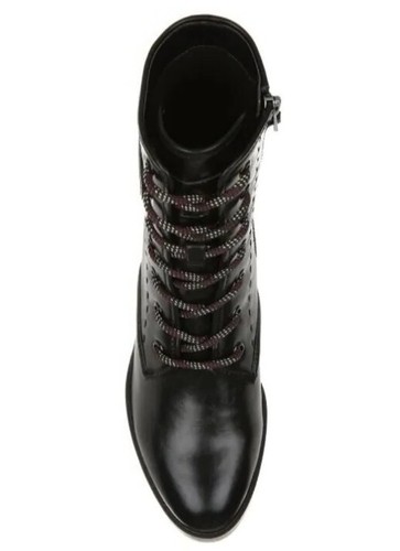 NEW SIZE 9 SAM & LIBBY WOMEN'S BLACK COMBAT BOOTS LACE-UP / INTERIOR SIDE ZIP - Picture 6 of 18