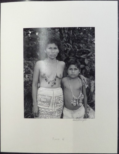 Amazon River Peru Jungle Yaqua Tribe Silver Gelatin Photo #6 Bora Mother & Son
