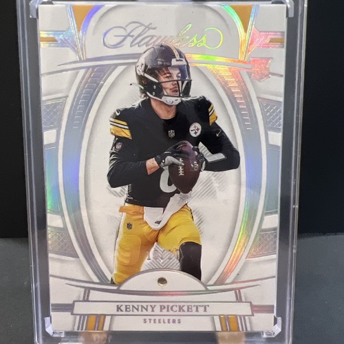 2022 Panini Flawless Football Kenny Pickett RC Rookie Diamond 10/10 - Picture 2 of 5