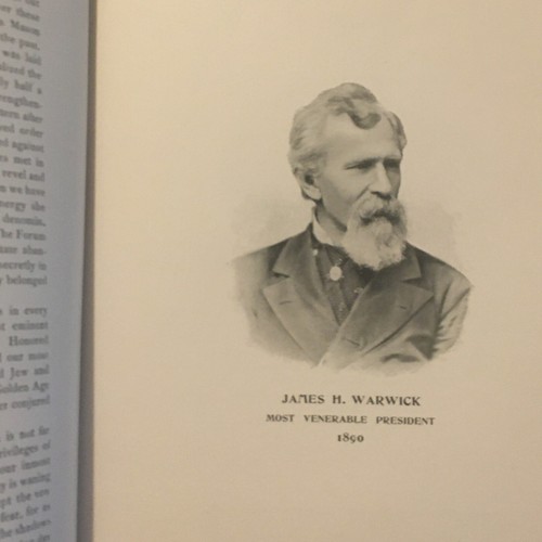 Historical Report Brooklyn Masonic Veterans 1894 signed NY freemasonry "AS-IS" - Picture 12 of 24