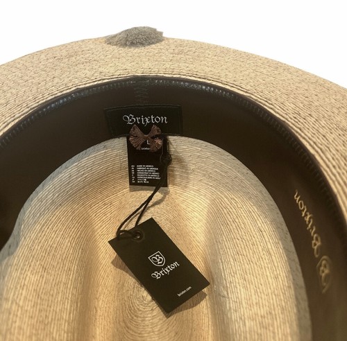 Brixton mens hat. Size L. Cream Straw Vasquez Cowboy hat. Made in Mexico. - Picture 13 of 16