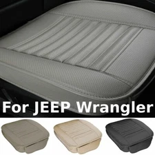 For JEEP Wrangler Car Front Seat Cover PU Leather Cushion Pad Half Full Surround