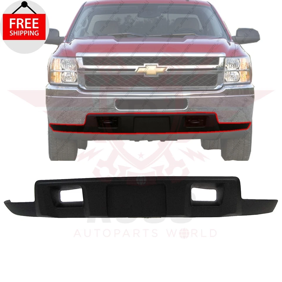 For 2011-2014 Chevrolet Silverado 2500-3500 HD Front Lower Valance Air Deflector Foto 2 de 4