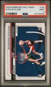 🔥PSA 9🔥2024 Caitlin Clark RC rookie Panini instant WNBA #180