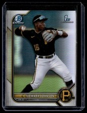 2022 Bowman Draft Chrome Refractor Termarr Johnson Pittsburgh Pirates #BDC-130
