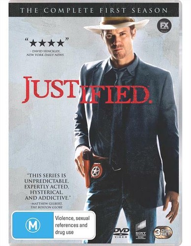Justified : Season ONE (DVD 2010) TV Drama Series (3-Disc Box Set )Rated M - Picture 1 of 1