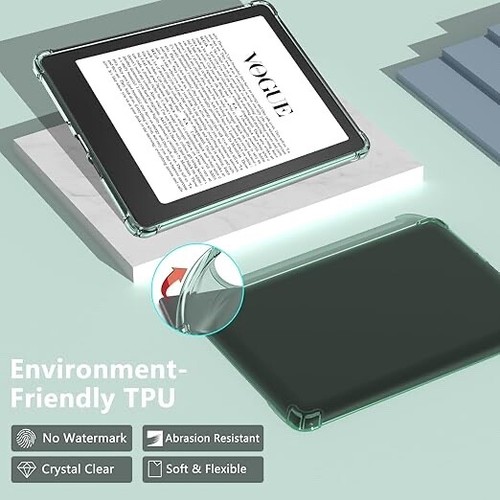 Amazon Kindle Paperwhite 11th Gen 2021 6.8" Slim Clear Rubber TPU Case Cover - Picture 6 of 6