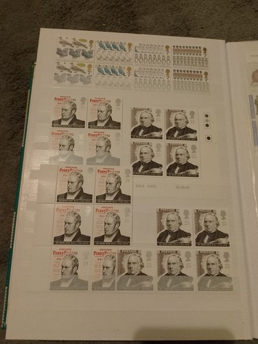 Mint GB Stamps In 16 Page Stock Book Around £105+ - Picture 8 of 20