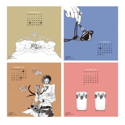Nana全巻＋アートボード＋カレンダー7.5 Ai Yazawa Exhibition NANA Calendar 2023 Japan New Anime