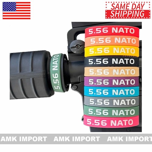 5.56 NATO Magazine ID Marking Bands / 556 NATO Upper Receiver Mag Silicone Bands - Picture 6 of 17
