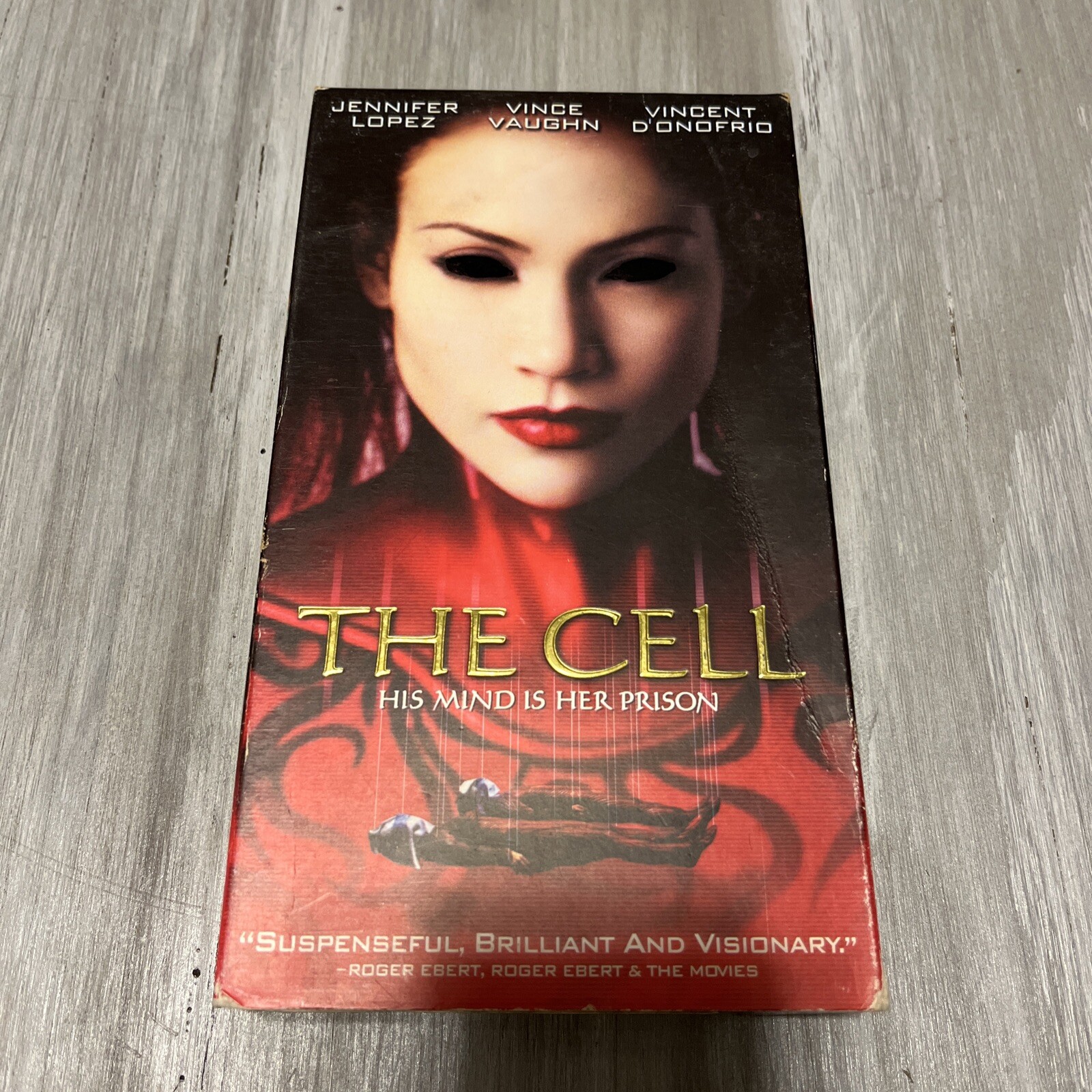The Cell (VHS, 2001, Jennifer Lopez, Vince Vaughn) 794043518539 eBay