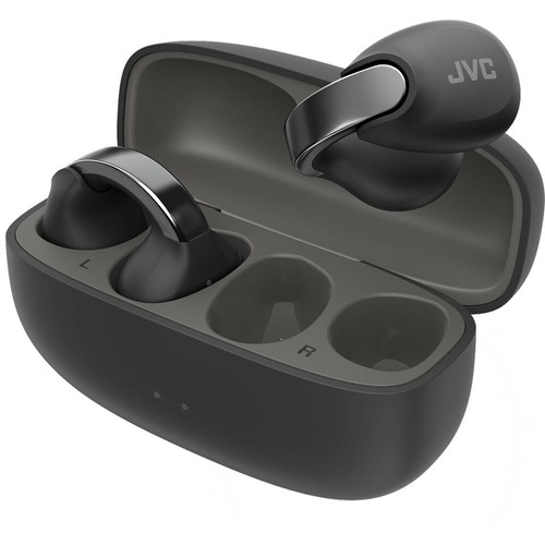 JVC Nearphones HA-NP1T-BU Headphones, True Wireless, Bluetooth, Open-ear, Black - Picture 3 of 6
