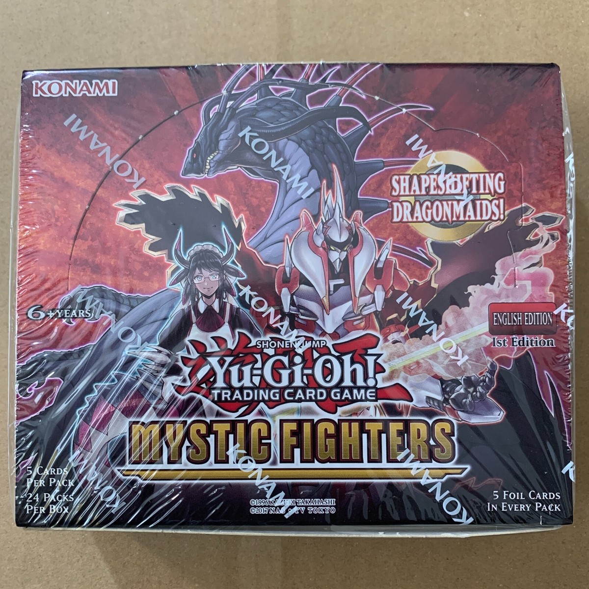 Yu-gi-oh! KON84649-D 1st Ed English Mystic Fighters Booster Yu-gi-oh! KON84649-D 1st Ed English Mystic Fighters Booster