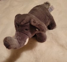Raro Vintage B.J. Juguete de peluche Toy Company elefante gris animal de peluche envío rápido