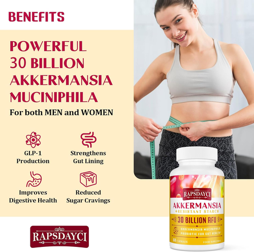 30 Billion AFU Akkermansia Muciniphila, Probiotic for Gut Health & Digestive, Mo - Picture 4 of 7