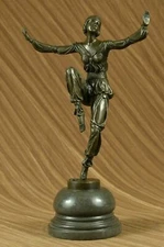 Art Nouveau Hot Cast Handcrafted Gypsy Dancer Bronze Masterpiece Gorgeous Sale