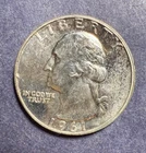 1961 Silver Washington Quarter 90% Silver Melt Value