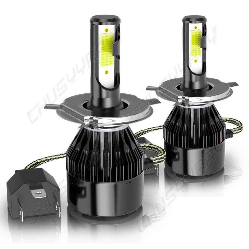 Faro LED cromado H4 de 7 pulgadas haz alto/bajo para Plymouth Arrow 1976-1980 2 piezas Foto 2 de 4