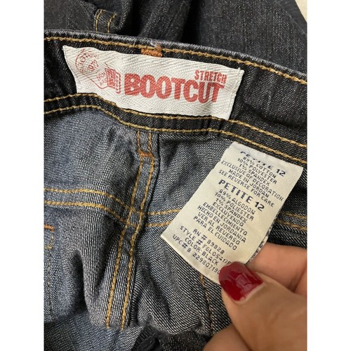 Pantalones de mezclilla elásticos Faded Glory talla 12 Petites - Imagen 5 de 6
