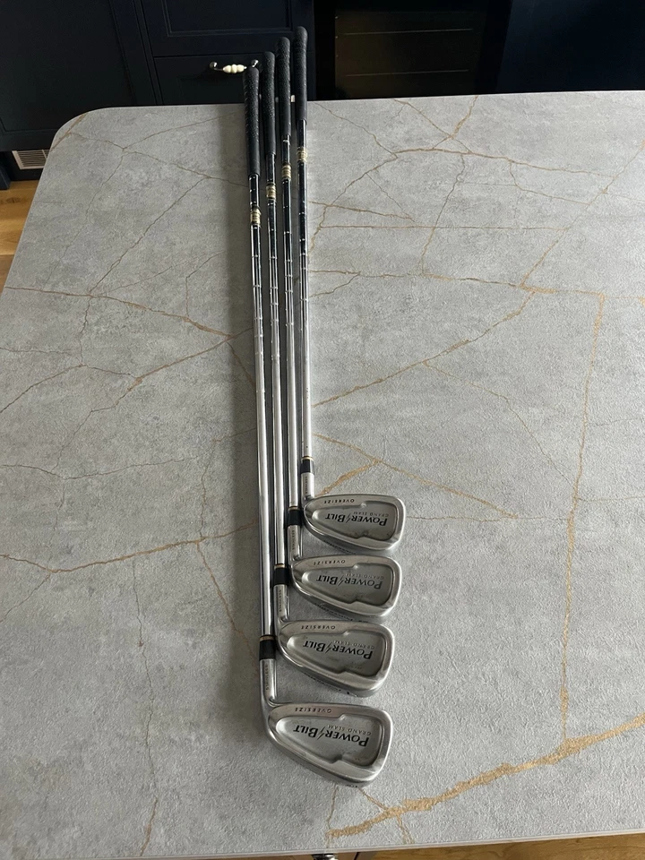Power Bilt Grand Slam Oversize Irons 6 7 8 9 Steel Shaft Regular Flex Right Hand - Image 2 of 4