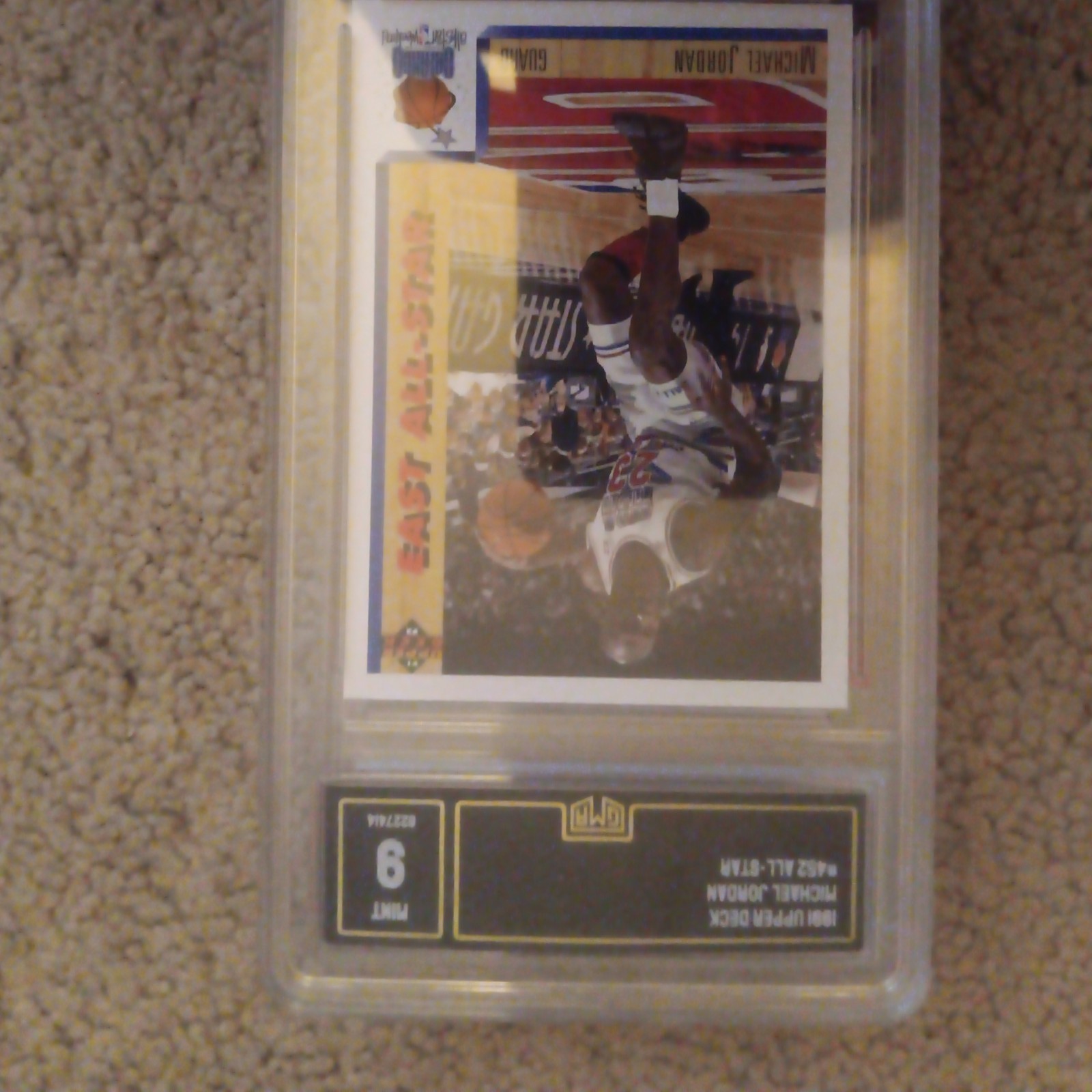 1991 UPPER DECK #452 MICHAEL JORDAN PSA 9