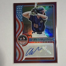 Panini 2025 Stars & Stripes Alex Harrington NTS-AH Auto /99 USA NTDP