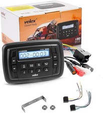 Powersport Marine Stereo Radio Amfm Bluetooth 4x45w Utv Atv Boat Receiver Powersport Marine Stereo Radio Amfm Bluetooth 4x45w Utv Atv Boat Receiver