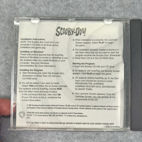 Scooby Doo Showdown In Ghost Town PC CD-Rom Video Game The Learning Company CIB - Picture 4 of 5