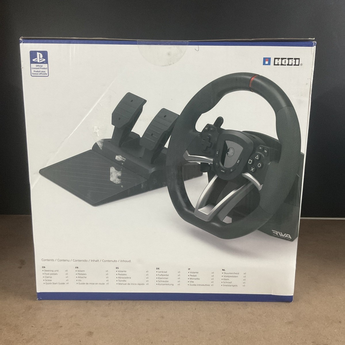 HORI　レーシングホイールエイペックス  PS5 PS4 SPF-004 ホリストア｜ﾚｰｼﾝｸﾞﾎｲｰﾙ ｴｲﾍﾟｯｸｽ PS5 PS4 PC: ステアリング