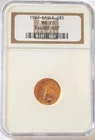 1997 1/10 American Gold Eagle $5 Coin NGC MS70