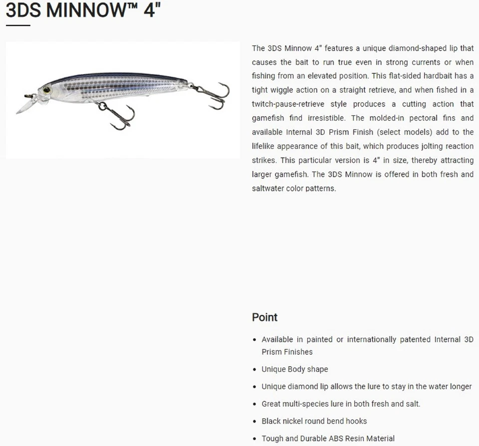 Yo Zuri Duel 3DS Minnow 100 mm Suspendieren K�der F1157-LSAC (8410) - Bild 3 von 4