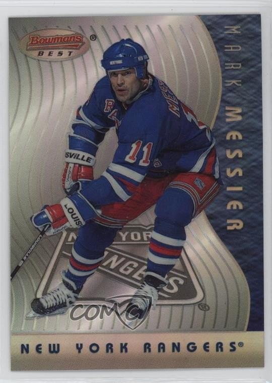 1995-96 Bowman Bowman's Best Refractor Mark Messier #BB6 HOF 12zr
