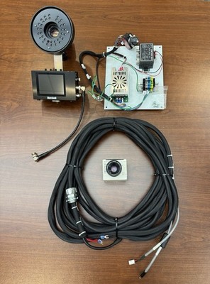Hitachi KP-M2AN 1/2'' Ultra Compact High Resolution CCD Camera w/all connections.
