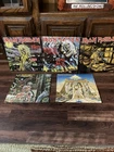 IRON MAIDEN VINYL LP LOT Of 5- Piece of Mind, Picture Disc Number of the Beast