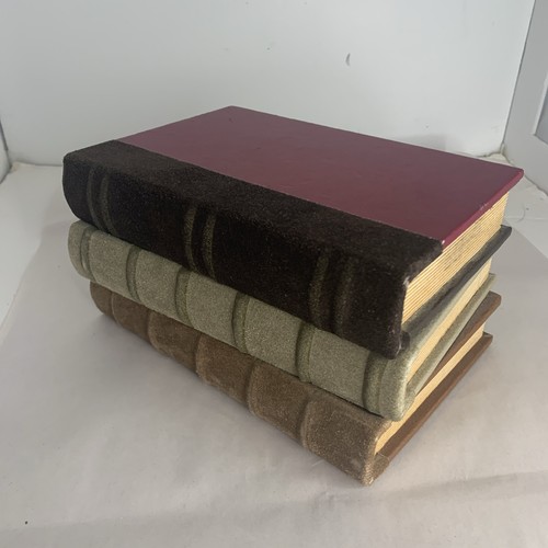Decorative Faux Book Storage Box Hidden Compartment Vintage Style 