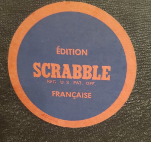 Scrabble Edición Extranjera (FRANCÉS) 1955 Nuevo Nunca Usado Excelente Estado - Imagen 7 de 9