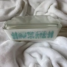 Vintage Pyrex Amish Butter Print 0503 Refrigerator Casserole Dish & Lid 1 1/2 Qt