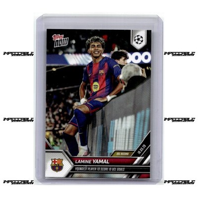 2025-26 Topps Now UCL - #112 Lamine Yamal /10135 Youngest Player to 10 Goals