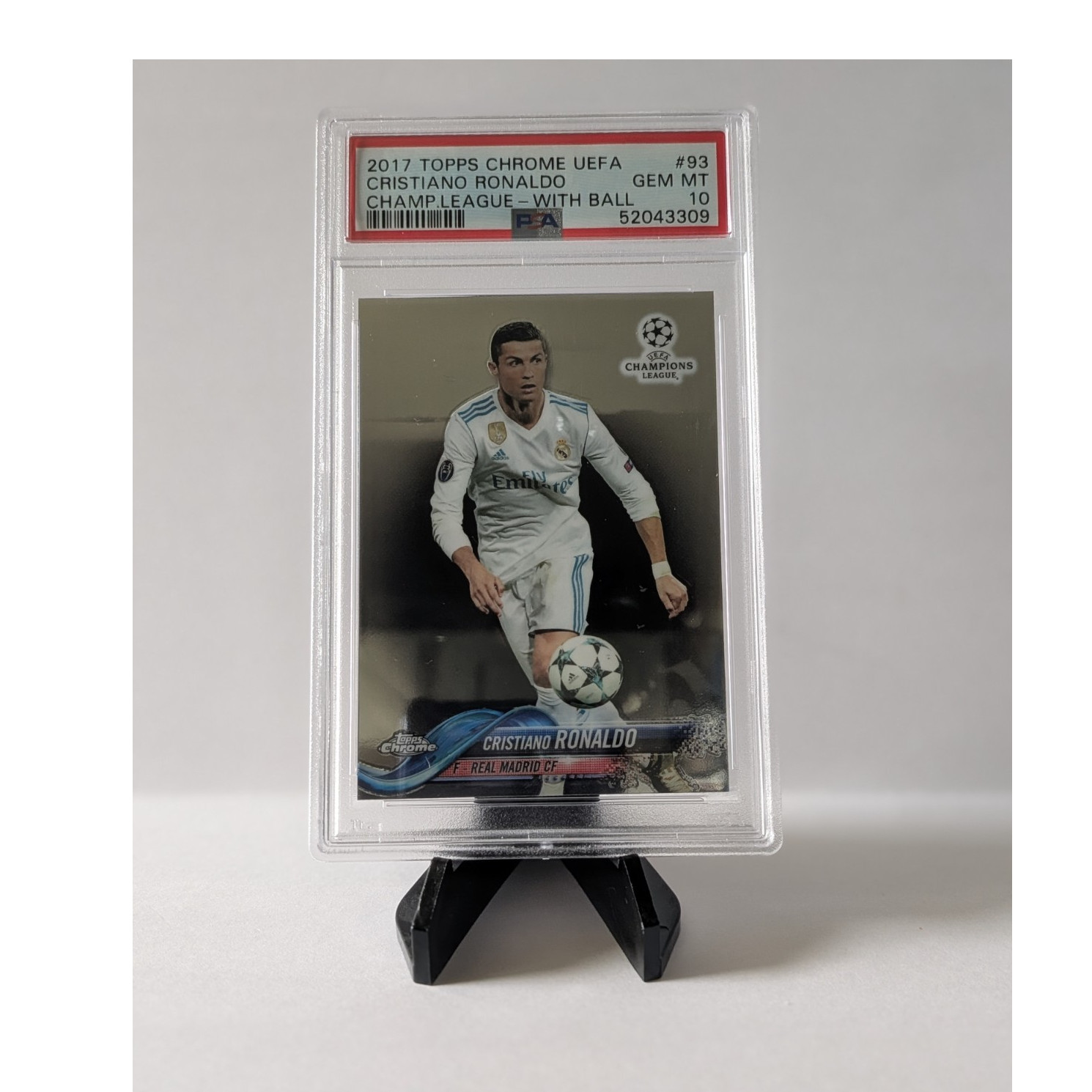 Cristiano Ronaldo 2017 Topps Chrome UEFA Champions League #93 Base