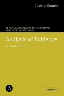 Terence Anderson David Schum William Twining Analysis of Evidence (Taschenbuch)